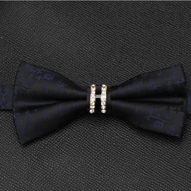 Men Luxurious Bowtie Groom Mens Striped Plaid Cravat Gravata Butterfly Wedding Bow Ties for Male Accessories Tie: LD-Z-09