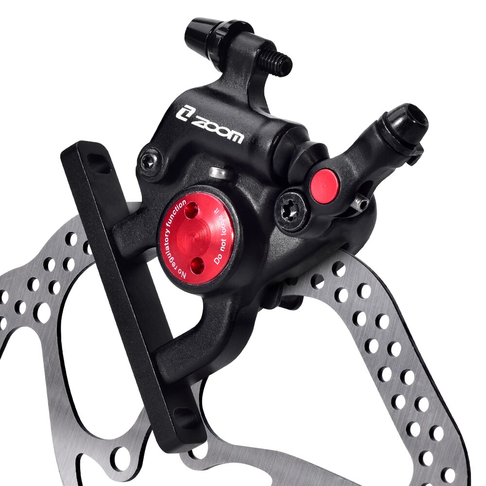 ZOOM Road Bike Hydraulic Disc Brake Calipers HB105 Mechanical Hydraulic Line Pulling Disc Brake for Flat-Mount Road 160mm Rotor