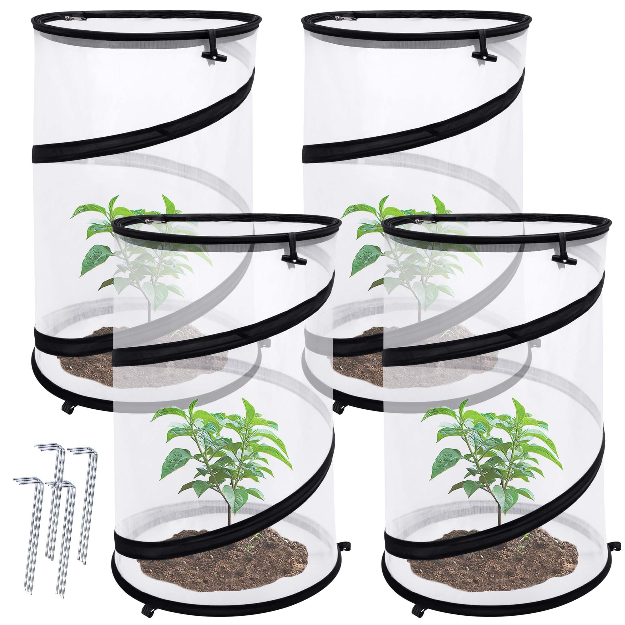 Garden Mesh Plant Enclosure Cover Pop-up Garden Cover Pests Protection Guard for Fruit, Vegetables, Flowers and Herbs