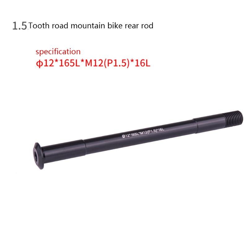 MTB Thru Axle Road Bike Shaft Front Rear Hub Skewers 12mm 15mm Wheel Axis Hub Shaft: 2SS702008-H