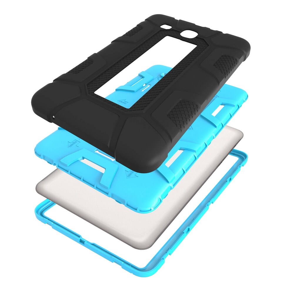 Voor Samsung Galaxy Tab E 9.6 inch T560 T561 Case Kinderen Veilig PC Silicon Hybrid Anti-fall Shockproof Stand tablet Cover