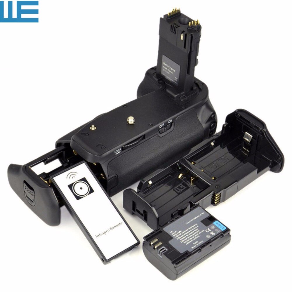 BG-E13 Battery Grip + IR Remote+ 6 AA Battery Solt + LP-E6 Battery Hold +LP-E6 Battery for Canon EOS 6D Digital SLR Camera.