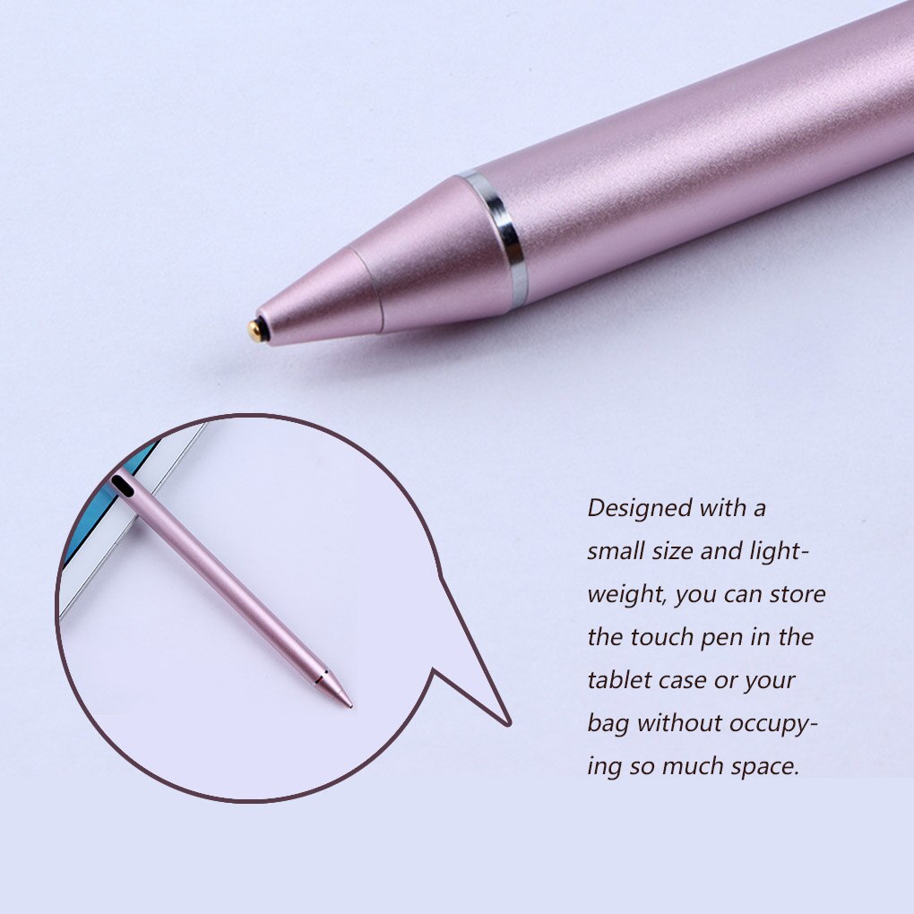 Universele Capacitieve Actieve Stylus Touch Screen Pen Smart Voor Ios/Android Ipad Telefoon Potlood Touch Tekening Tablet Smartphone