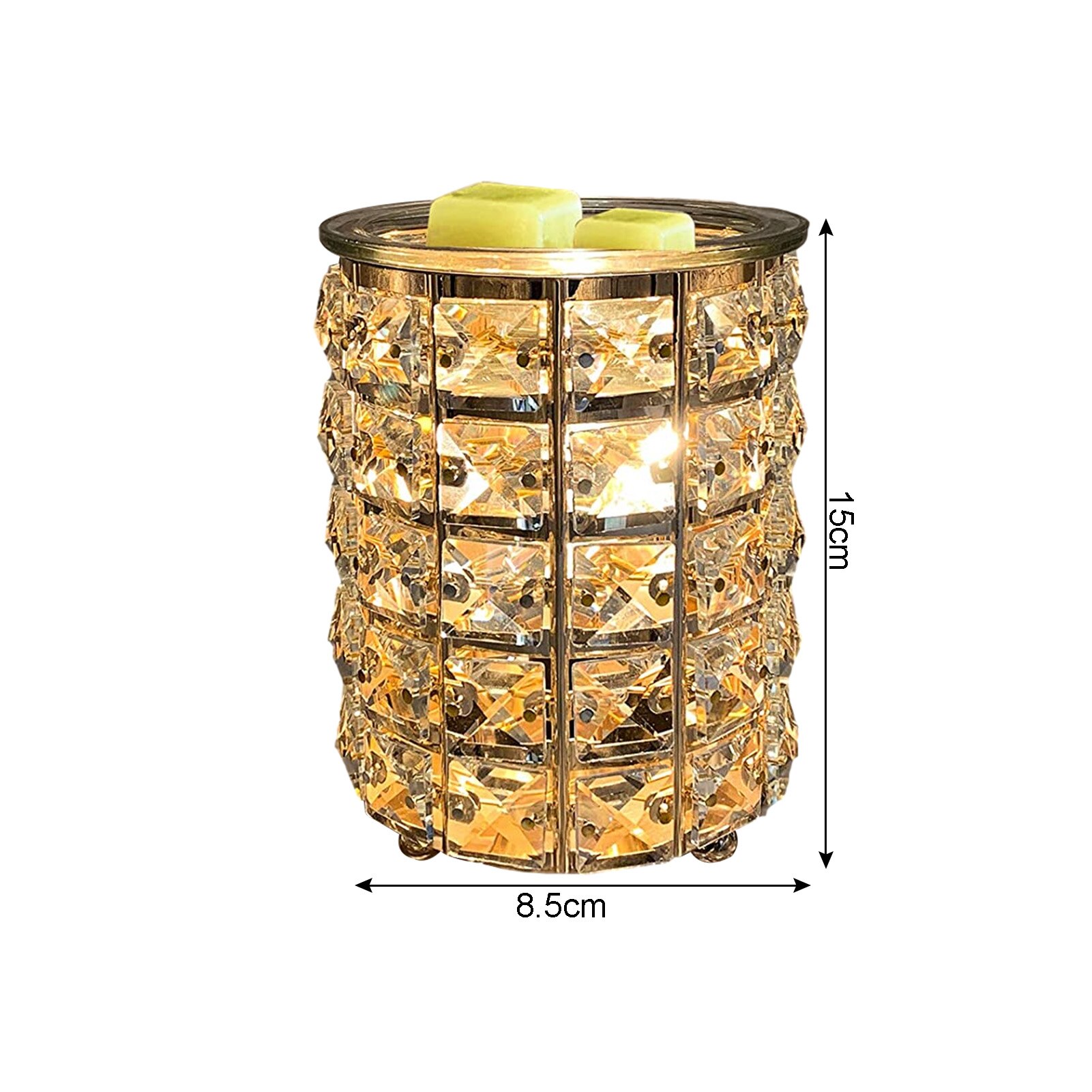 Wax Melting Light Innovative Art Essential Oil Lamp Innovative Air Freshener High Safety Night Light Function Easy to Use