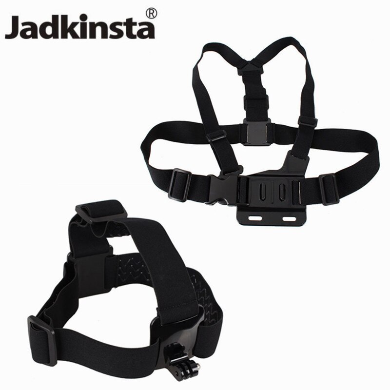 Elastische Verstelbare Hoofdband Mount Riem Borst Riem Mount voor Gopro Hero SJCAM Xiaomi Yi 4 k Actie Camera Accessoires