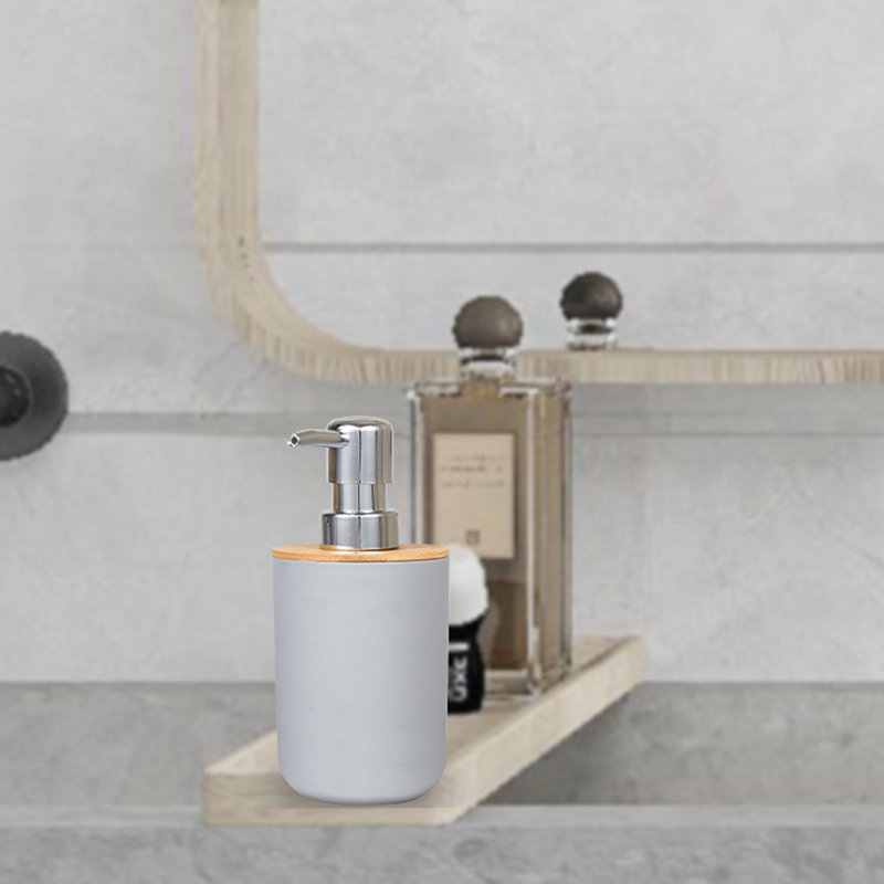 4 Stuks Bamboe Badkamers Set Tandenborstelhouder Zeepdispenser Zeepbakje Container Badkamer Accessoires