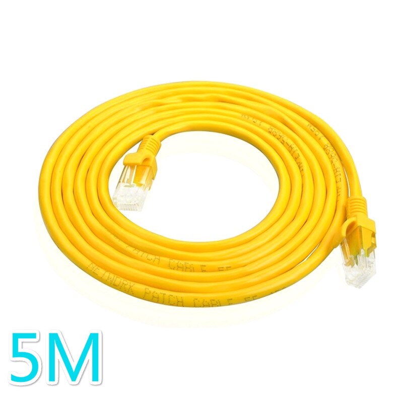 1M 2M 3M 5M CAT5 LAN Cable Ethernet Cable Cable RJ45 Patch Router Computer Cables Extender Plug Network Cable Connector TXTB1: 5M