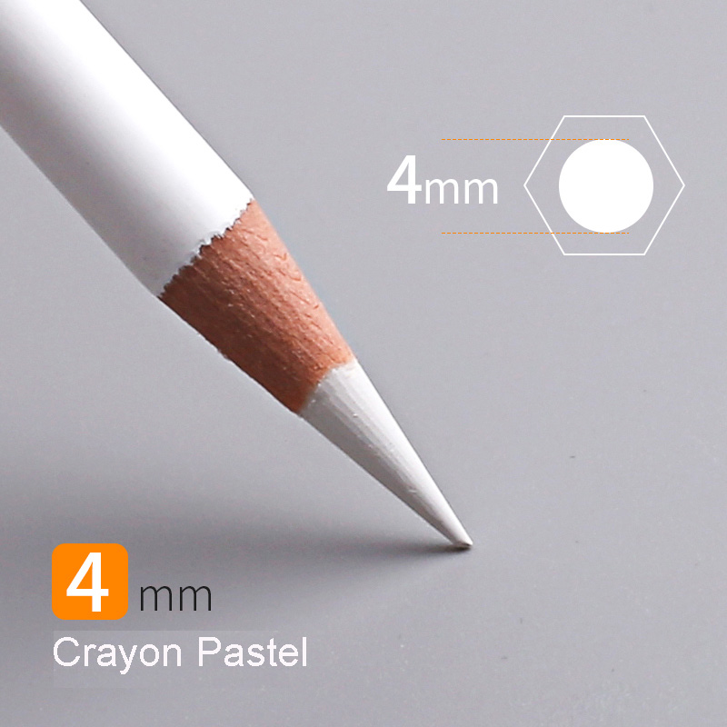 12 stk / kasse marco kunstner skitse hvid trækul blyant farveblyant til kunst grafit fremhæve giftfri tegning blyanter værktøjssæt