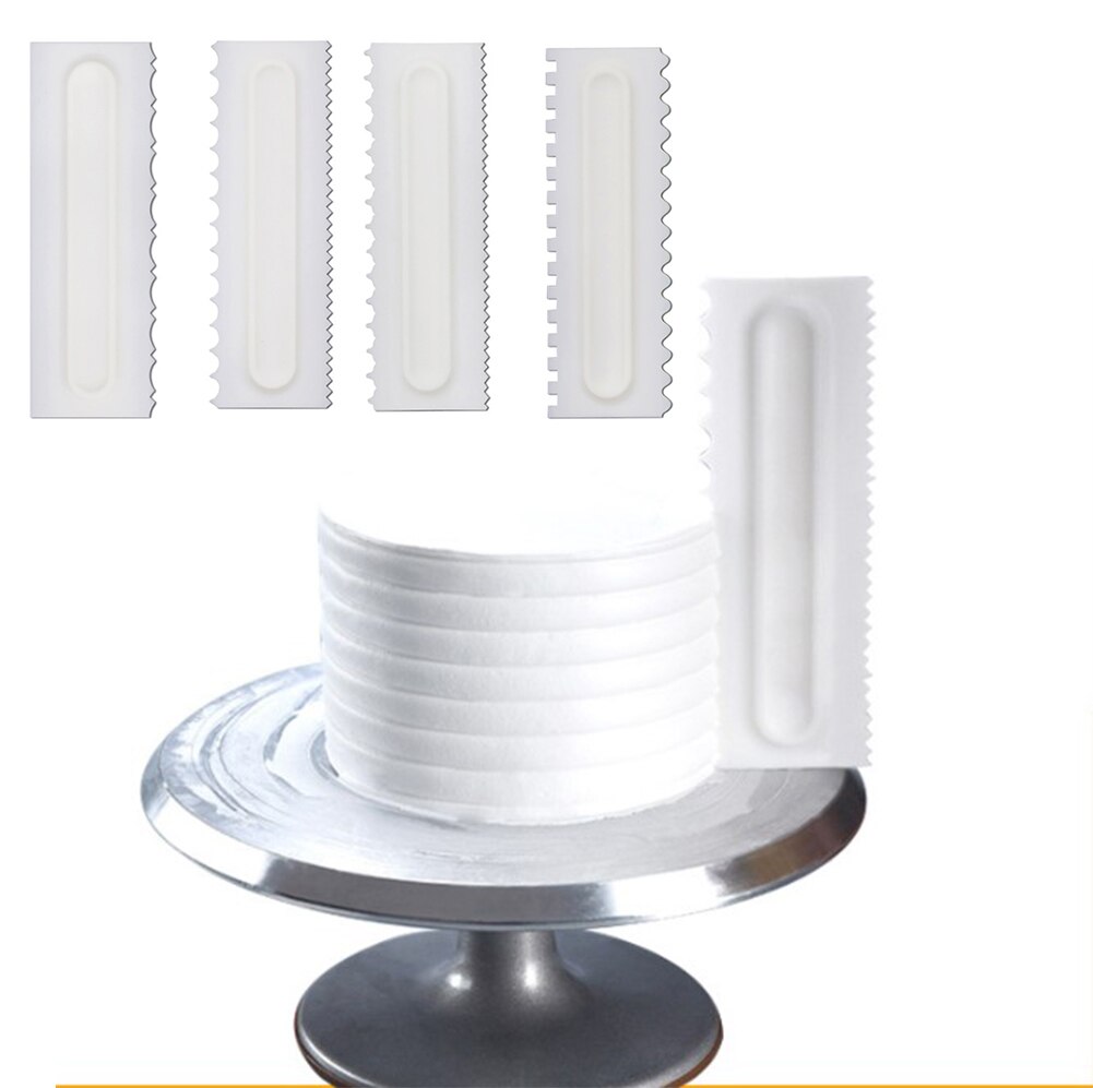 Gâteau décoration peigne glaçage plus lisse gâteau grattoir pâtisserie 6 Textures de outils de cuisson VIP pour gâteau outil directe
