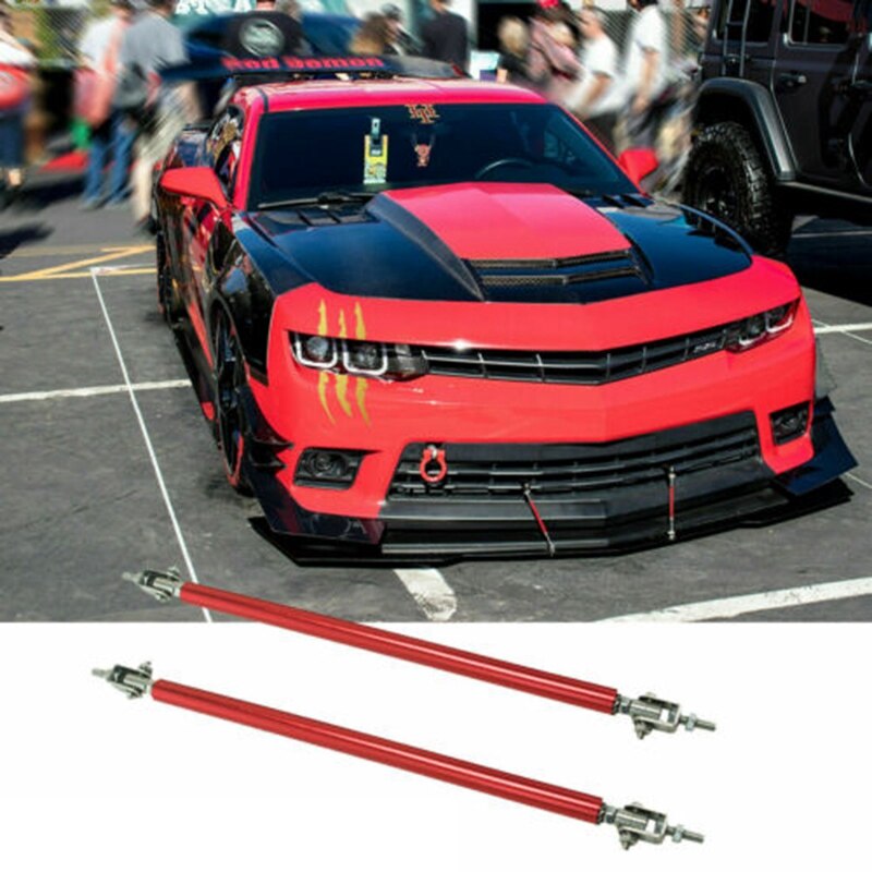 2Pcs Red Universal Einstellbare Front Lip Splitter... – Vicedeal