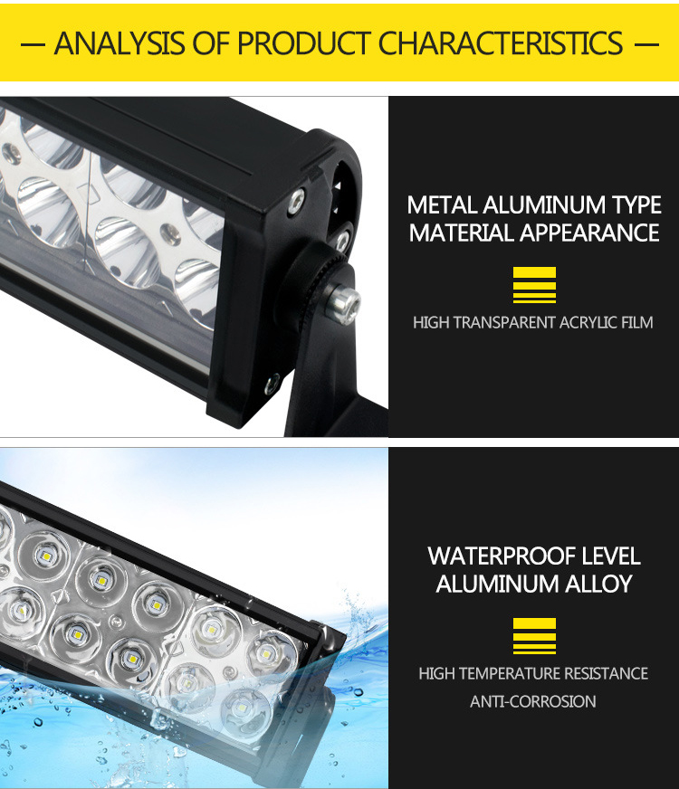 20 inch 120 W LED Werklamp 9-36 V DC Rijden Offroad Licht Voor Boot Vrachtwagen Trailer SUV ATV Werken LED Mistlamp Waterdicht