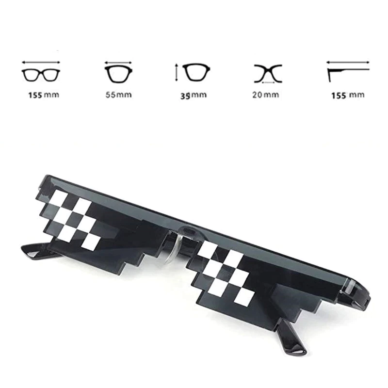 Thug Life Sunglasses Pixelated Men Women