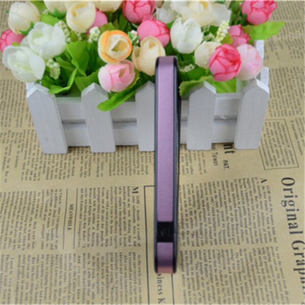 Clearance Luxury Aluminum Bumper Frame For Apple iPhone 4 4S Hybrid Cover Frame Multi Color Capas: Lavender
