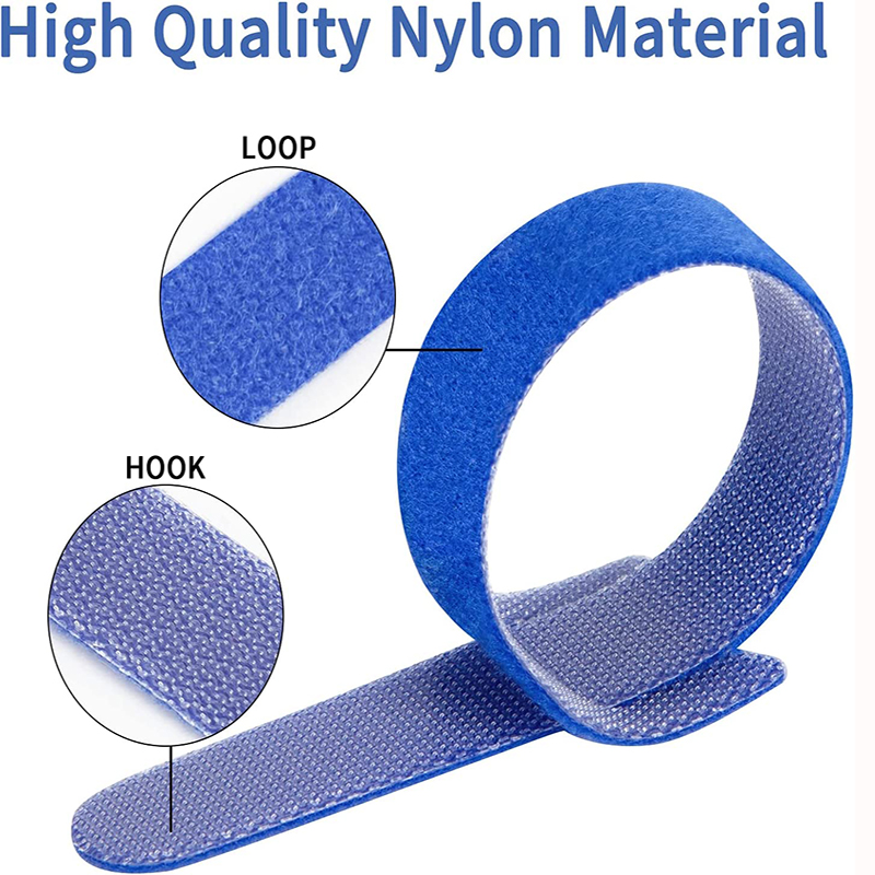 20 Stuks 15/20 Cm Herbruikbare Nylon T-Vormige Klittenband CableTie Zelfklevende Kabelbinder Fastener Tape voor Kabel Management Tape