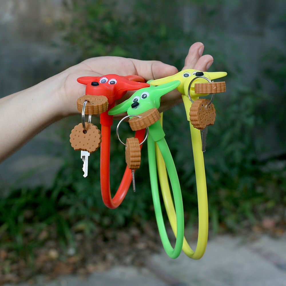 Dr Bike-candado para Cable de bicicleta para niños, con superficie de silicona, de acero, antirrobo, bonito, accesorios para bicicleta
