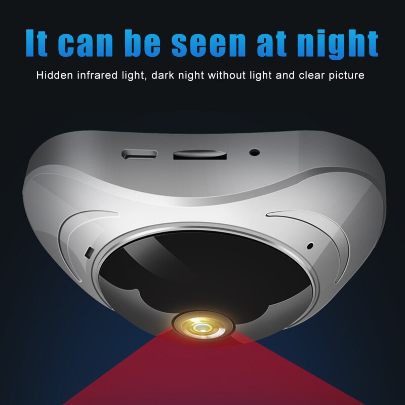 Panoramic Camera 360 Degree Rotating Smart Home HD Camera Wireless Network Camera FKU66