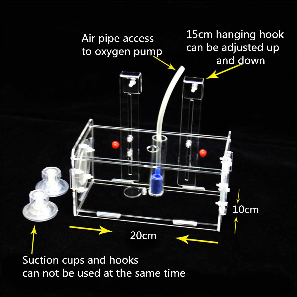 Acrylic Clear Fish Breeding Hatchery Incubator Aquarium Breeder Isolation Box Aquatic Fish Tank Terrarium Tools Accessories