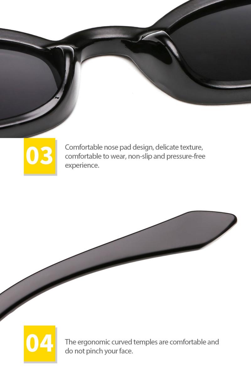 Cat's #39 's eye zonnebril  uv 400 vintage kleine cat eye zonnebril persoonlijkheid kleurrijke scherpe hoek zonnebril