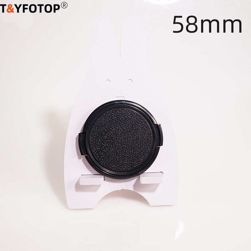 Rozmiar 49mm 52mm 55mm 58mm 62mm 67mm 72mm 77mm 82mm Snap-On obiektyw przednia osłona obiektywu aparatu etui na Sony Alpha obiektyw do lustrzanki cyfrowej Protector: 58mm