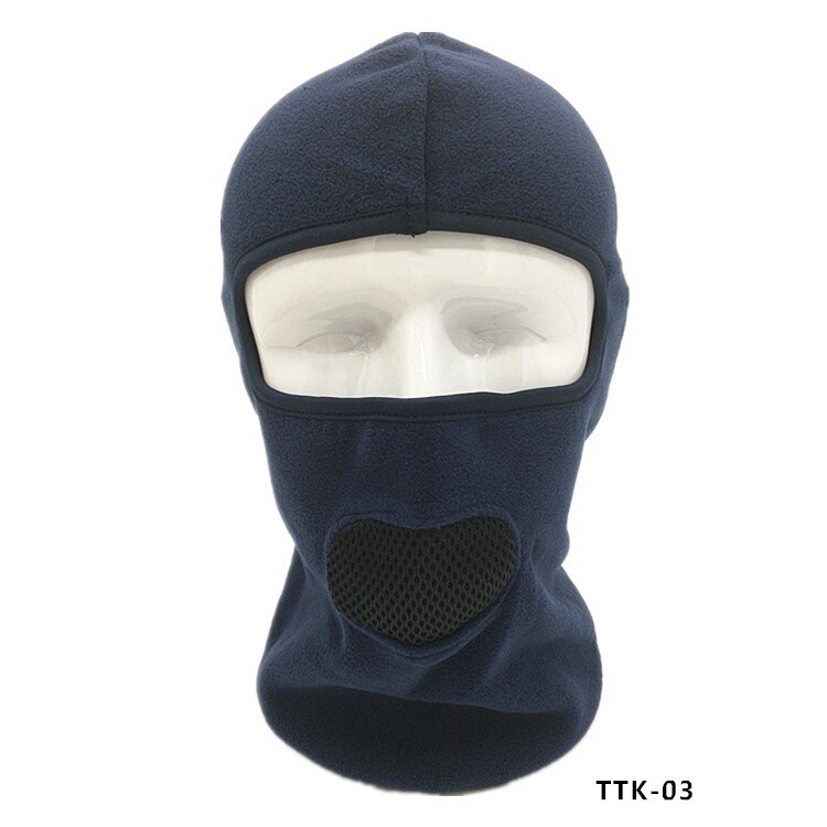 Masque de moto anti-vent et anti-poussière | Casquette garde au , équipement de conduite souple TTK OM04: navy blue