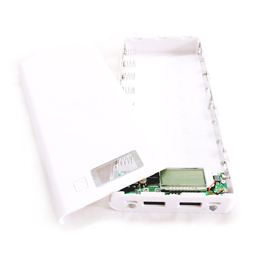 DIY Power Bank Case DIY USB Mobiele Power Bank Lader Case Pack 8 stks 18650 Batterij Houder Voor Telefoon Zonder batterij 18Oct18