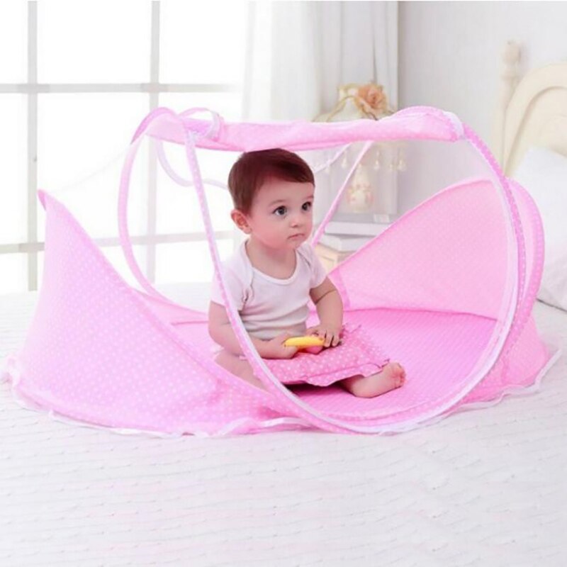 3 pçs/set Bebê Mosquito Net Bebê Recém-nascido Malha Decoração Crianças Dormindo Cesta Berço Colchão da Cama Dobrável Redes YAN002