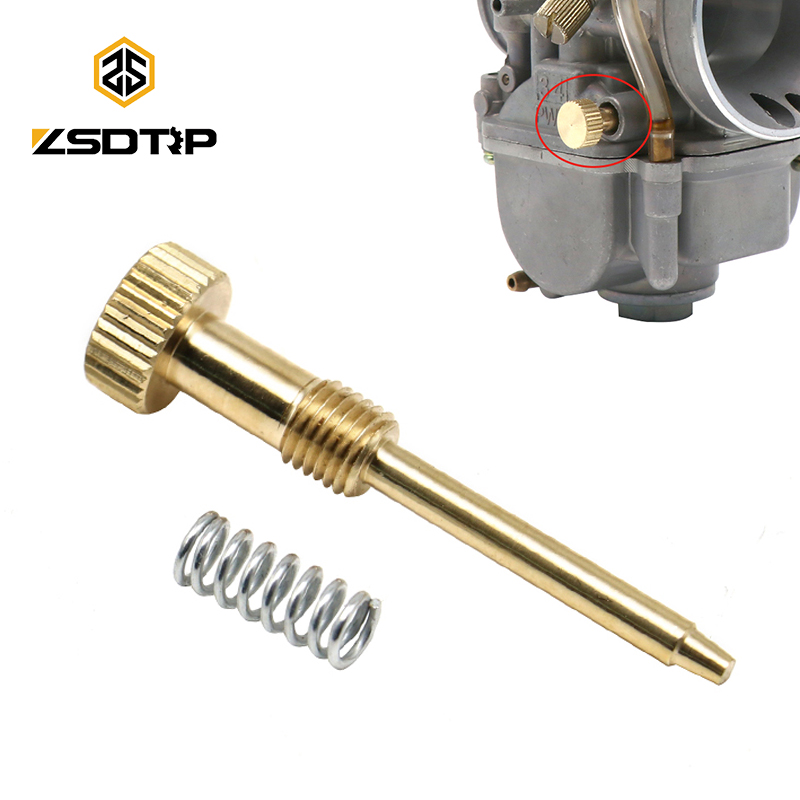 Tornillo de ajuste de mezcla de aire de carburador de motocicleta ZSDTRP para Keihin PWK 21 24 26 28 30 32 34mm Kits de tornillos de aire