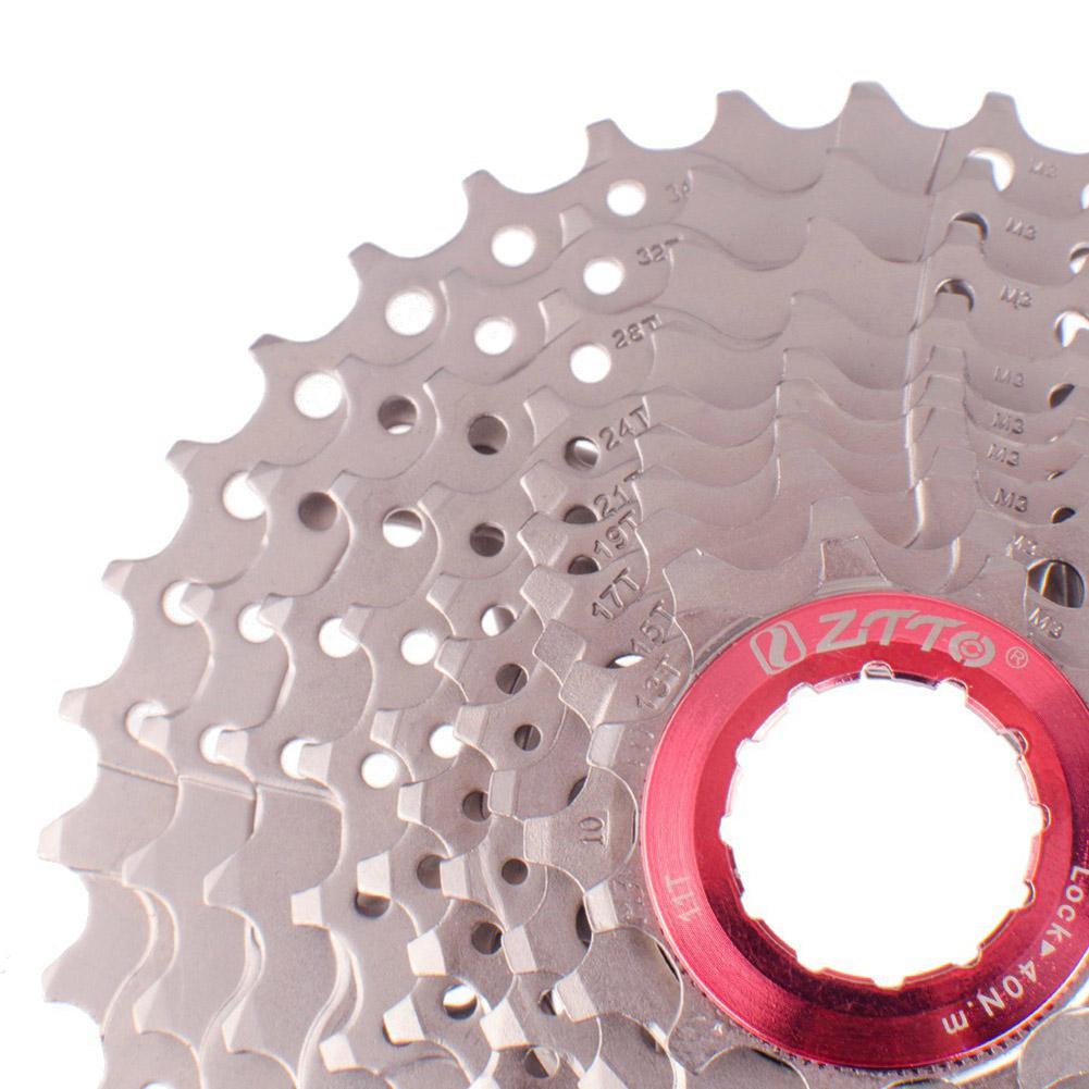 Mtb 10 S Freewheel 10 Speed Cassette 11-36T Zilver Stalen Vliegwiel Voor Onderdelen Fietsen Mountainbike Fiets deel