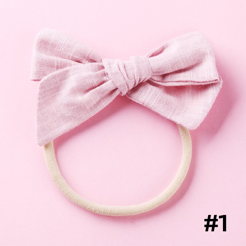 Baby hoofdband schattige strik meisjes hoofdbanden tulband pasgeboren bloem elastische hoofdbanden haarbanden kinderen baby haaraccessoires: A2 nsnsfb -9771-1