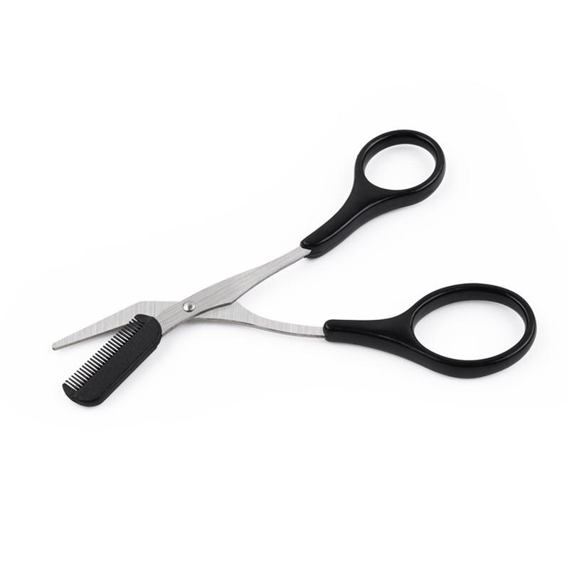 3PCS Eyebrow Trimming Tool Portable Practical Stainless Steel Durable Eyebrow Trimming Set Eyebrow Grooming Kit