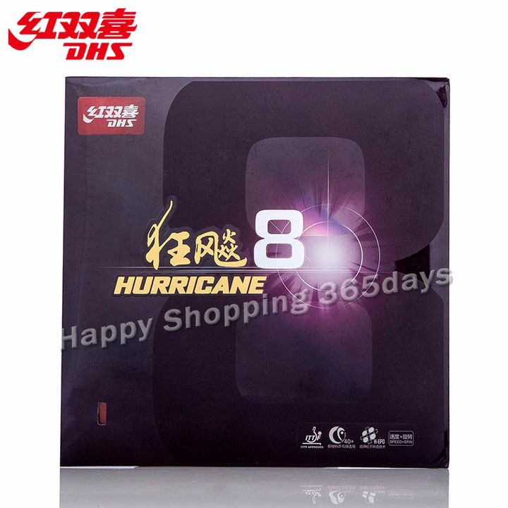 DHS Original Hurricane 8 Pips-In H8 Table Tennis Rubber Ping Pong Tenis De Mesa Hurricane-8