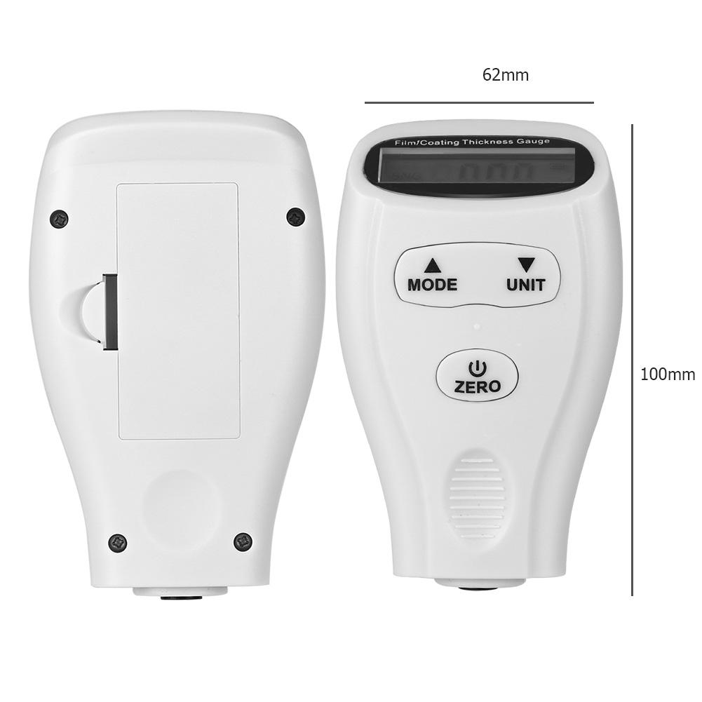 Portable Film Paint Tester Coating Measurement Digital Thickness Gauge (Iron/Aluminum Dual Purpose)