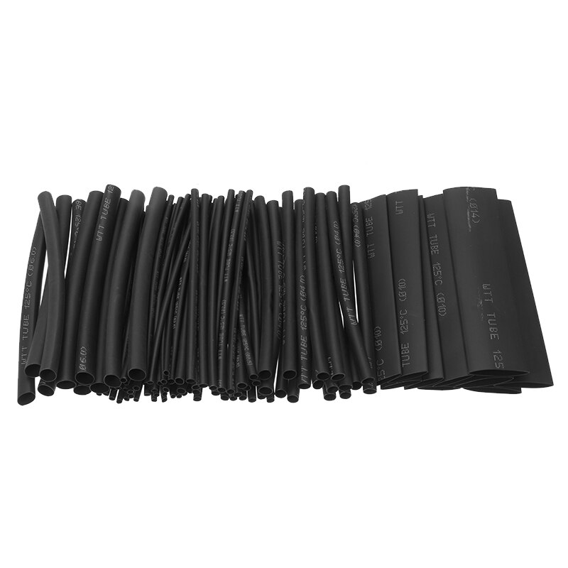 100pcs Heat Shrink Tubing Kit Tubes Wire Wrap Electrical Connection Cable Sleeve For Insulation Work And Repairs