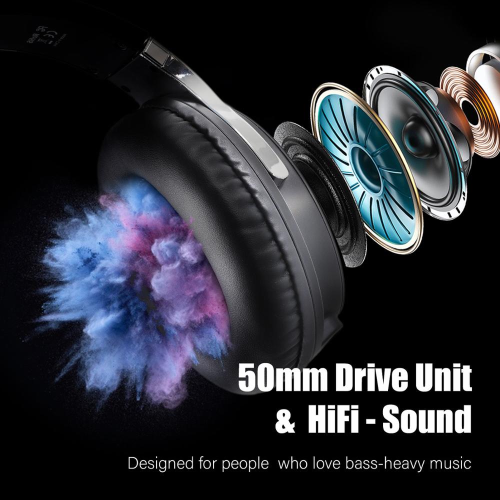 Oneodio Studio casque HI-FI haute définition son sur oreille casque filaire avec micro fermé-dos HIFI casque 3.5/6.35 Jack