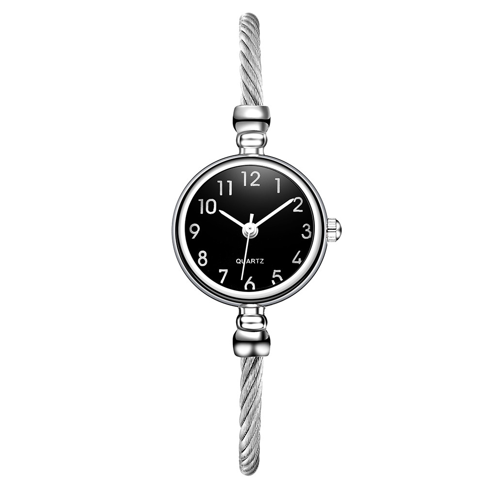 Vansvar luksusmærke mode sølv kvinder ure afslappet kvarts rustfrit stål bånd armbåndsur analog armbåndsur  a40: D