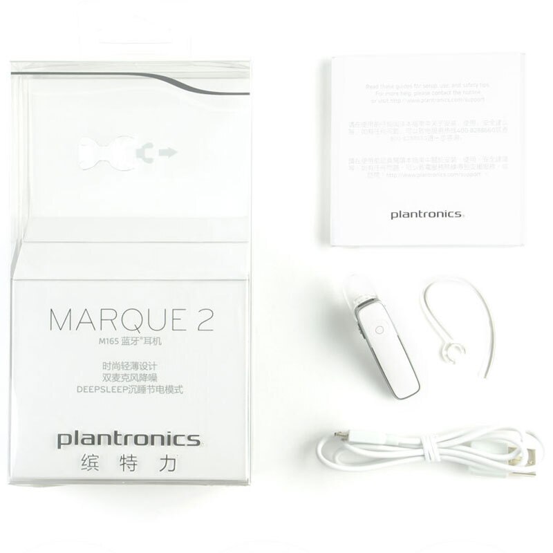 Commande vocale originale de casque Bluetooth de la 2 M165 de Plantronics avec l'annulation de bruit de Microphone pour Xiaomi samsung S10