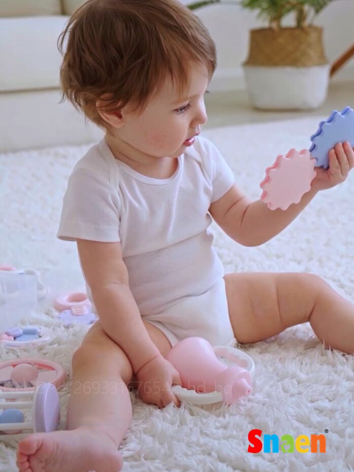 10 Stuks Set Baby Veiligheid Rammelaar Tanden Bijten Speelgoed Bijtring Baby Rammelaar Sensory Speelgoed Beste Cadeau Voor Kinderen Snaen