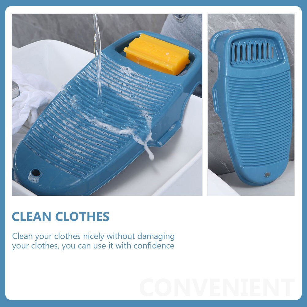Scrubbing Board Anti-slip Wash Board Household Washing Board Clothing Washing Board for Laundry Dorm Home