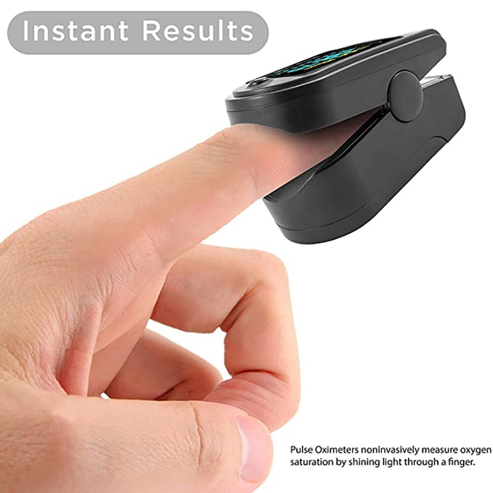 Fastende fingerklips oksymetri pulsmåler mini spo 2 Observere fingertupp puls blodtrykk oksymeter uten batteri
