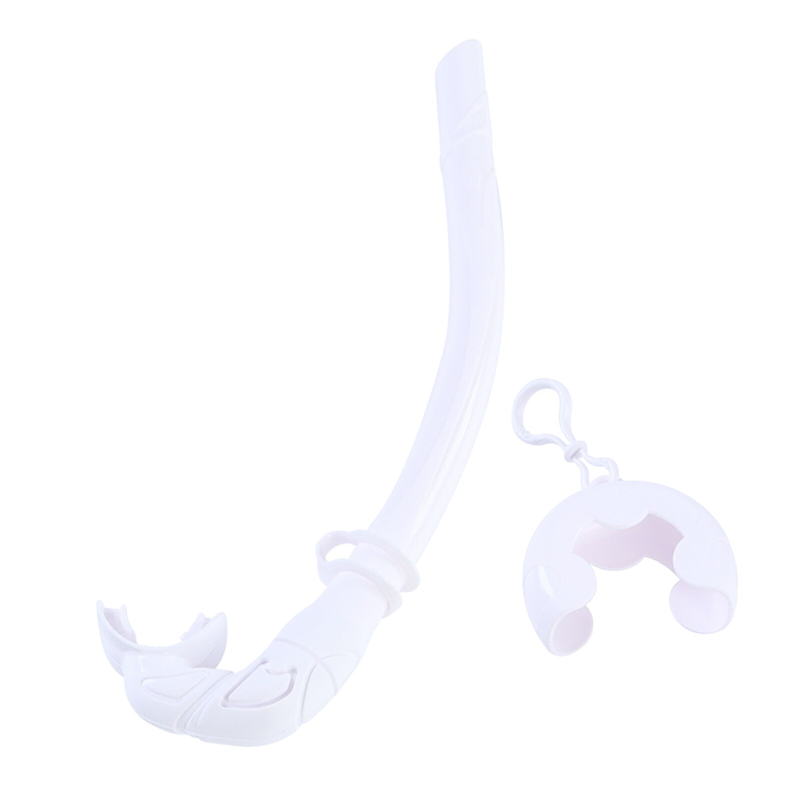 Premium Nat Snorkel Adem Snorkelen Adem Buis Diver Gear Apparatuur: White