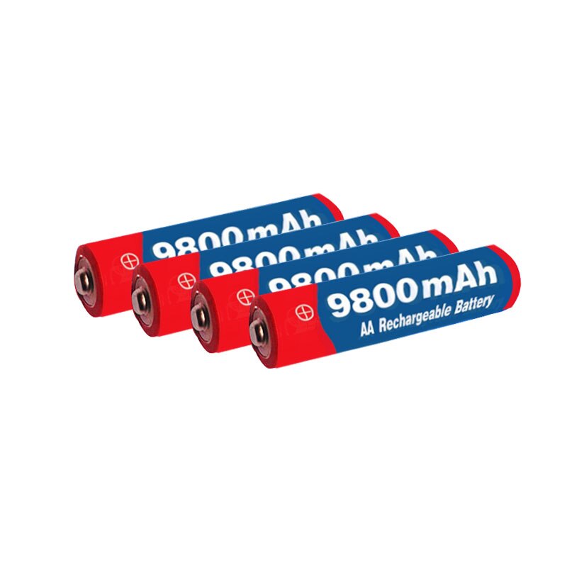 1 ~ 20 teile/los AA akku 9800mah 1,5 V Neue Alkalischer batery für LED licht spielzeug mp3
