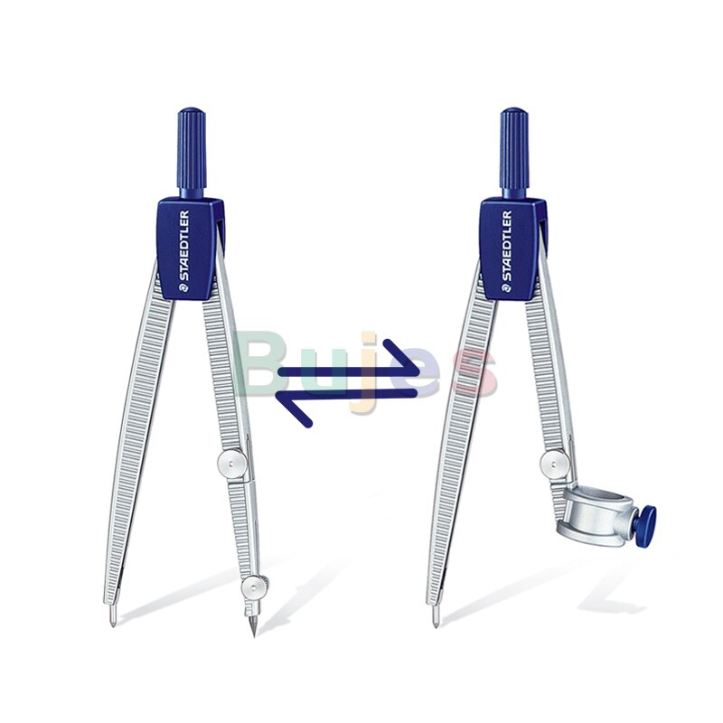 STAEDTLER Drawing Compass, Adjustable Drawing, Needle Tube Pen and Pencil Lead, DE(Origin)