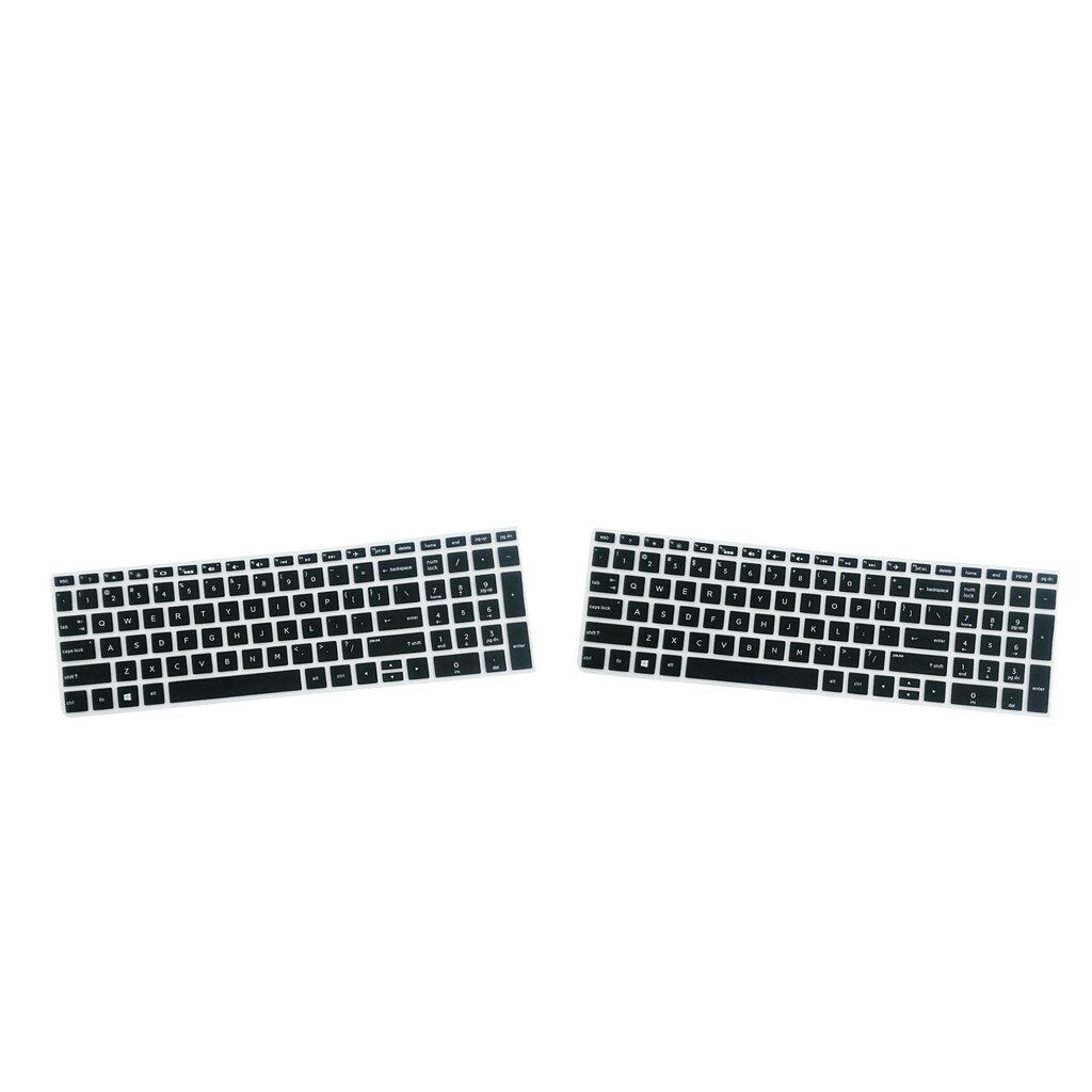 2Pcs/set Silicone Keyboard Cover Skin Protector Laptop Keypad Film Guard for HP 15.6 inch BF