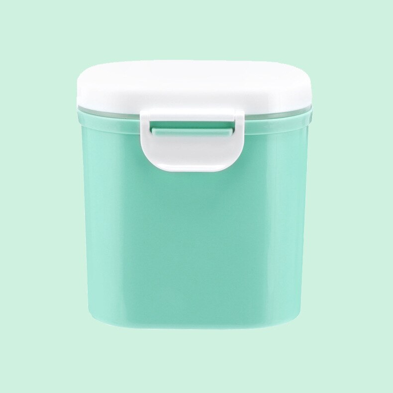 Draagbare Babyvoeding Opbergdoos Bpa-vrij Babyvoeding Feeder Baby Melkpoeder Doos Peuter Snacks Container voeden Lepel: GREEN-L
