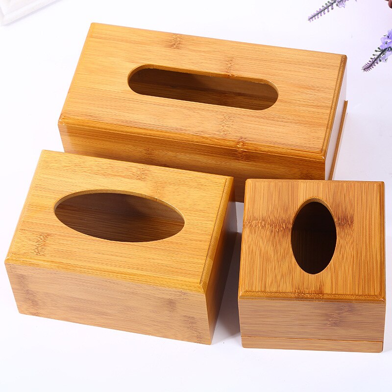 Caja de pañuelos de carbón de bambú Vintage tipo asiento soporte de papel de almacenamiento de rollo recipiente para papel seda organizador de servilletas faciales de baño