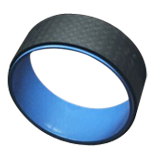 Círculos de Yoga de TPE, forma de cintura , culturismo, ABS, gimnasio, rueda de entrenamiento de Yoga, herramienta de entrenamiento negra para Fitness: Azul
