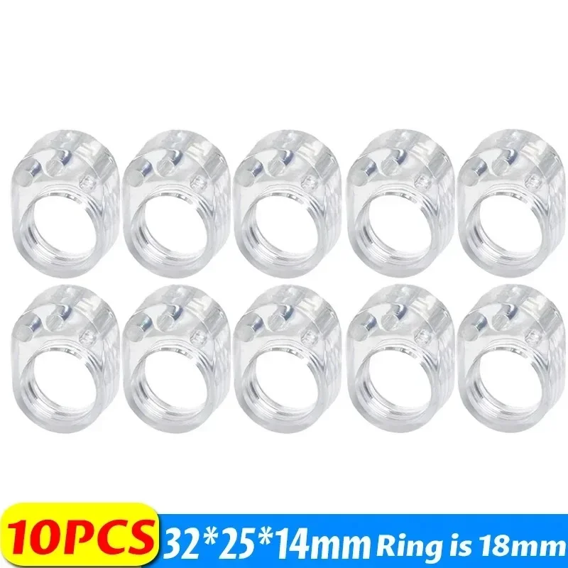 1/12PCS Deur Stopt Siliconen Deurklink Buffer Muurbescherming Deurknop Bumper Meubels Beschermd Valblokken Schokbestendige ringen: Bruin
