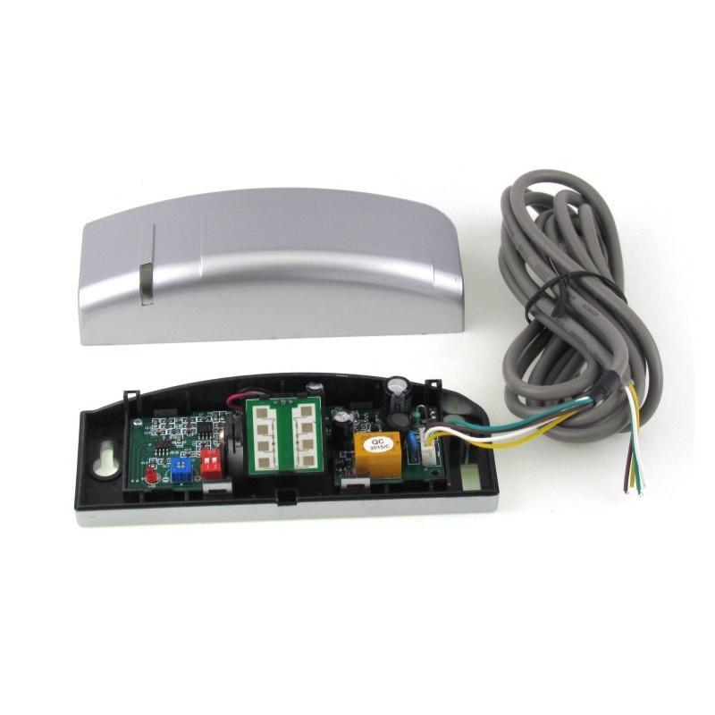 Automatisk grind dörr mikrovågssensor rörelsesensor svart silver färg skjutdörr svängdörr sensor automatisk öppning