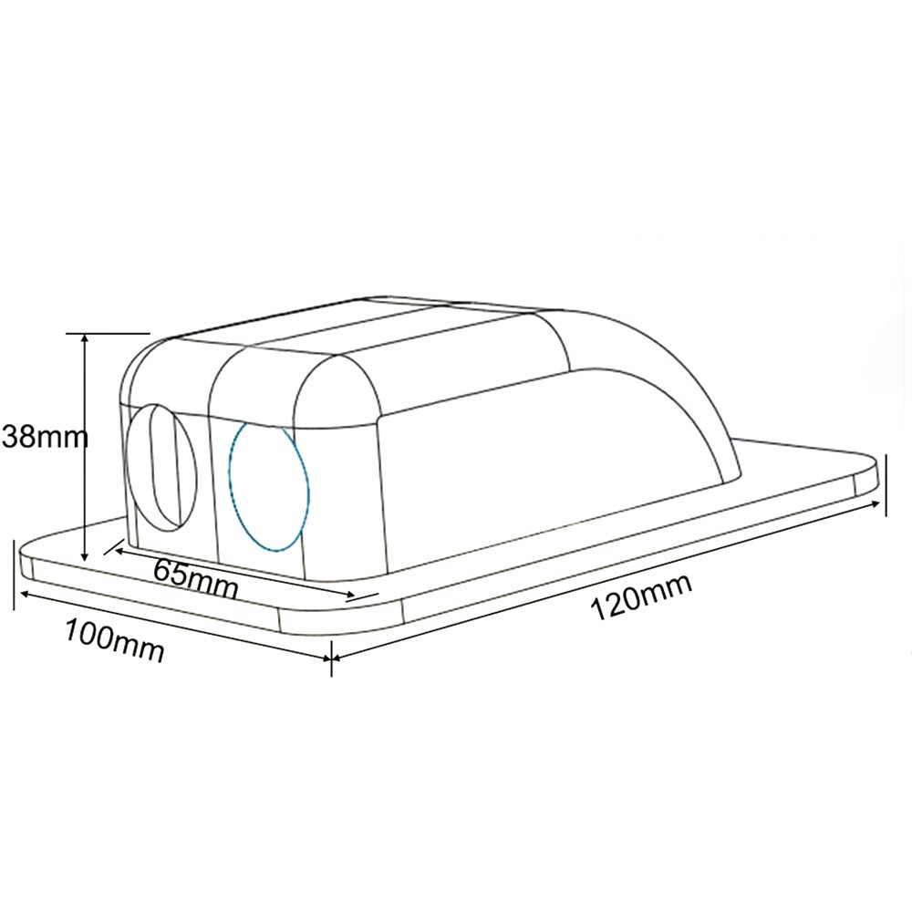 Solar Car Junction Box Waterproof IP68 Duel Cable for Solar Project on RV Caravan Boat Cabin Roof Vehicle Yacht Camper Van etc.