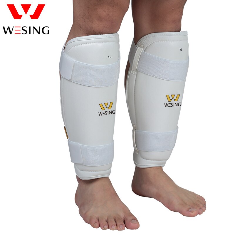 Protector de piernas para entrenamiento de Taekwondo WTF aprobado por Wesing, protector de piernas para Taekwondo